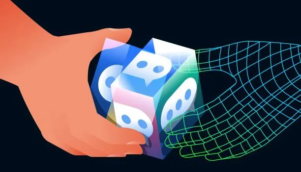 Абстрактная иллюстрация компьютерного зрения